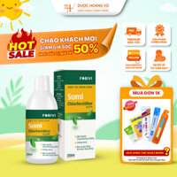 [✨COMBO QUÀ XỊN] Nước súc miệng họng SUMI Diệt Khuẩn Vùng Khoang miệng Chlorhexidine 0.12% Thể Tích 250ml