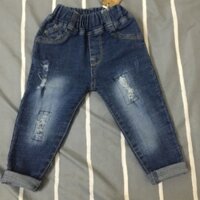 Combo quần bò áo len cho bé trai