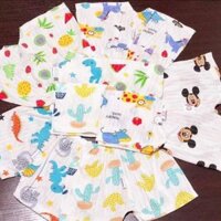 Combo quần đùi chục coton giay cho bé