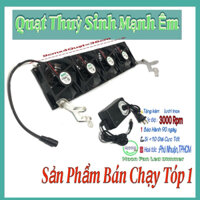 Combo quạt thuỷ Sinh 9cm kèm điều tốc 9 cấp độ Tăng chỉnh tốc độ