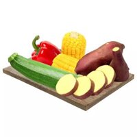 Combo rau củ nướng: khoai lang, bí ngòi, ớt chuông, bắp ngọt