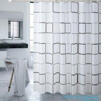 Combo rèm nhà tắm và thanh treo không cần khoan tường HT04-718 (new)