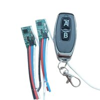 Combo Remote D2 + 2 mạch thu sóng RF 433MHz Điều Khiển Tắt Mở Led Mini 3.6V 12V 24V