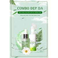 Combo ricskin serum srm tảo biển kohinoor