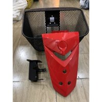 combo Rổ và bas và mặt nạ màu đỏ  xe sirius 1 bộ 3 món