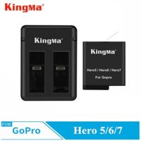 Combo sạc đôi + 1 pin Kingma cho GoPro Hero 5, GoPro Hero 6, GoPro Hero 7, GoPro Hero 8, GoPro new hero 2018