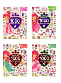 Combo Sách Cô Bé Bánh Dâu - Bộ Sưu Tập 1000 Đề Can Lấp Lánh