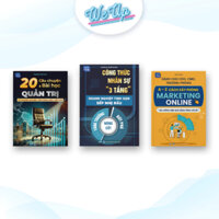 Combo sách: Công Thức Nhân Sự 3 Tầng, 20 Bài Học Quản Trị và A-Z Cách xây phòng Marketing Online