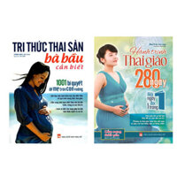 Combo Sách Dành Cho Mẹ Bầu Tri Thức Thai Sản Bà Bầu Cần Biết  Hành Trình Thai Giáo 280 Ngày