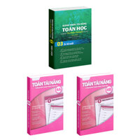 Combo sách Đánh thức tài năng toán học 3 và Toán tài năng 4A 4B sách toán lớp 3 lớp 4 ( 3 cuốn )