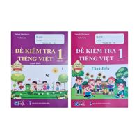 Combo Sách - Đề kiểm tra Tiếng Việt 1 học kì I  II  Cánh Diều