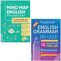 Combo Sách English Grammar In Use - 136 Đề Mục Ngữ Pháp Tiếng Anh Mind Map English Vocabulary - Từ Vựng Tiếng Anh Qua Sơ Đồ Tư Duy Bộ 2 Cuốn