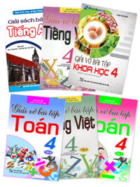 Combo Sách Giải Vở Bài Tập Lớp 4