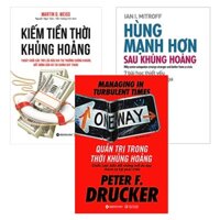 Combo Sách Giúp Vượt Qua Khủng Hoảng  Kiếm Tiền Thời Khủng Hoảng  Quản Trị Trong Thời Khủng Hoảng  Hùng Mạnh Hơn Sau Khủng Hoảng