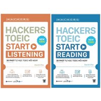 Combo Sách Hacker TOEIC - 30 Phút Tự Học TOEIC Mỗi Ngày  Hackers TOEIC Start Listening  Hackers TOEIC Start Reading