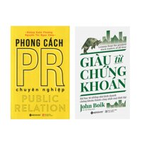 Combo Sách Kinh Doanh Giàu Từ Chứng Khoán  Phong Cách PR Chuyên Nghiệp