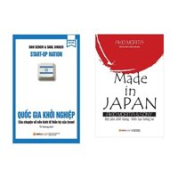 Combo Sách Kinh Doanh Quốc Gia Khởi Nghiệp Tái Bản 2018  Made In Japan Tái Bản 2018