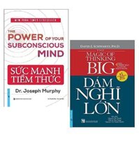 Combo Sách Kinh Tế Cực Hay  Sức Mạnh Tiềm Thức Tái Bản   Dám Nghĩ Lớn Tái Bản 2019 - Bộ 2 Cuốn Sách, Sách Bán Chạy  Tặng Kèm Postcard Greenlife