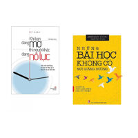 Combo Sách Kỹ Năng Khi Bạn Đang Mơ Thì Người Khác Đang Nỗ Lực  Những Bài Học Không Có Nơi Giảng Đường - Chuẩn Bị Cho Cuộc Sống Hậu Tốt Nghiệp