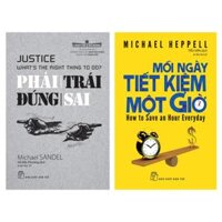 Combo Sách Kỹ Năng Sống Làm Thay Đổi Con Người Bạn Phải Trái Đúng Sai Tái Bản  Mỗi Ngày Tiết Kiệm Một Giờ Tái Bản Lần Thứ 11  Tặng Kèm Bookmark Thiết Kế Happy Life