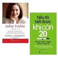 Combo Sách Kỹ Năng Thức Tỉnh Con Người Bạn Dấn Thân Tái Bản  Nếu Tôi Biết Được Khi Còn 20 Tái Bản