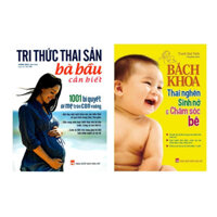 Combo Sách Mang Thai Dành Cho Bà Bầu Tri Thức Cho Một Thai Kì Khoẻ Mạnh  Bách Khoa Thai Nghén - Sinh Nở Và Chăm Sóc Em Bé
