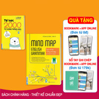 Combo sách Mindmap English Grammar - Ngữ Pháp Tiếng Anh Bằng Sơ Đồ Tư Duy  Tự Học 2000 Từ Vựng Tiếng Anh Theo Chủ Đề