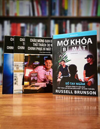 Combo Sách Mở Khóa Bí Mật – Russell Brunson & 3 sổ tay thực hành Dotcom + Chuyên Gia + Traffic