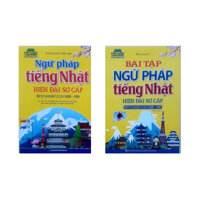 Combo sách Ngữ pháp Tiếng Nhật Hiện Đại - Sơ Cấp  Bài tập Ngữ Pháp Tiếng Nhật Hiện Đại - Sơ Cấp Tái Bản Tặng kèm vở Hồng Hà 72 trang