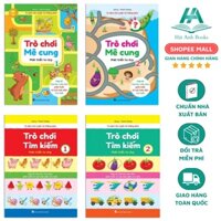 Combo Sách Rèn Luyện Trí Thông Minh - Trò Chơi Mê Cung Phát Triển Tư Duy Cho Trẻ 2-6 Tuổi (Bộ 4 Cuốn) Hải Anh Books