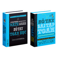 Combo sách Sổ tay toán học và Sổ tay bài tập toán 2 cuốn Sách toán học lớp 4 đến lớp 9 Á Châu Books