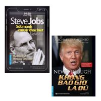 Combo sách Steve Jobs - Sức Mạnh Của Sự Khác Biệt Tái Bản 2021  Donald Trump - Không Bao Giờ Là Đủ