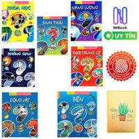 Combo  Sách Thiếu Nhi  Bộ 7 cuốn Vì sao Như Thế nào Khoa học Năng lượng Sinh Thái Không gian Thời trung cố Động vật Và Biển Tặng kèm sổ tay xương rồng