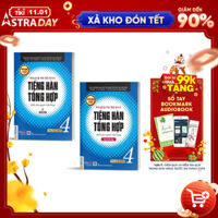 Combo Sách Tiếng Hàn Tổng Hợp Trung Cấp Dành Cho Người Việt Tập 4 Sách Giáo Khoa  Sách Bài Tập - Bản Đen Trắng