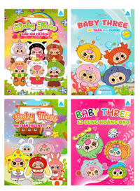 Combo Sách Tô Màu Baby Three (Bộ 4 Cuốn)