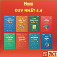 Combo sách toán dành cho THCS moonbook chương trình mới tặng sổ còng A5