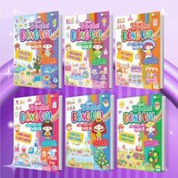 Combo Sách trò chơi đóng vai Công chúa nhỏ Mika (6 Cuốn) (Bóc dán 500+ stickers đa dạng cho bé gái)