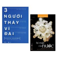 Combo Sách Tư Duy Kỹ Năng Sống Hay Nhất Ba Người Thầy Vĩ Đại  Bí Mật Của Nước -  2 Cuốn Sách Bán Chạy Nhất Tặng Kèm Postcard Greenlife