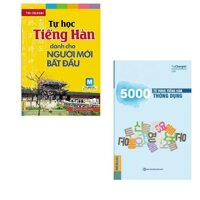 Combo sách Tự Học Tiếng Hàn Dành Cho Người Mới Bắt Đầu  5000 Từ Vựng Tiếng Hàn Thông Dụng