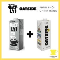 [COMBO SALE] - Sữa Yến Mạch Oatly Oat Milk Barista Edition + Sữa Yến Mạch OATSIDE Barista Oat Milk ( 2 x 1L )