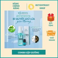 Combo sập giường-dung dịch vệ sinh phụ nữ, nước hoa vùng kín Orenya