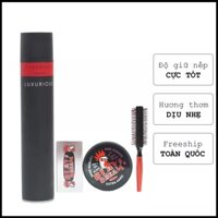 Combo sáp vuốt tóc nam & nữ ClayCream CHÍNH HÃNG + Gôm xịt tóc | Wax vuốt tóc cao cấp SIÊU GIỮ NẾP