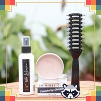 [COMBO] Sáp vuốt tóc ORIGINAL CLAY Hair Zone Việt Nam + Xịt dưỡng tóc tạo phồng COSA NOSTRA 100ML + Tặng lược Chaoba