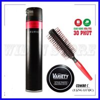 [COMBO] Sáp Vuốt Tóc Variety 100ml + Gôm Xịt Tóc Luxurious 420ml + Tặng Lược Tạo Kiểu Chaoba