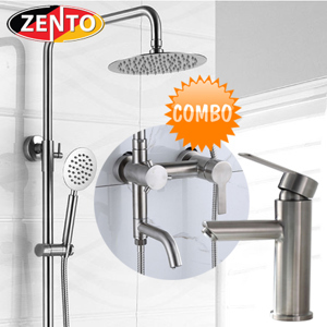 Combo sen cây và vòi lavabo Zento KM115