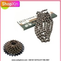 Combo sên xe đạp YBN + líp 6 xe đạp Shimano