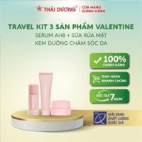 Combo Serum AH8 Valentine + Sữa rửa mặt + Kem dưỡng chăm sóc da