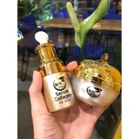 Combo serum collagen, kem face BN White