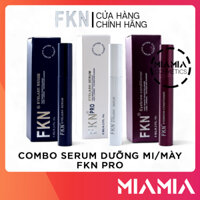Combo Serum Dưỡng Mi Ngày Đêm Và Serum Dưỡng Mày FKN Pro 5ml Chính Hãng