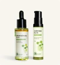 Combo Serum Kiềm Dầu Rau Má + Chấm Mụn Rau Má